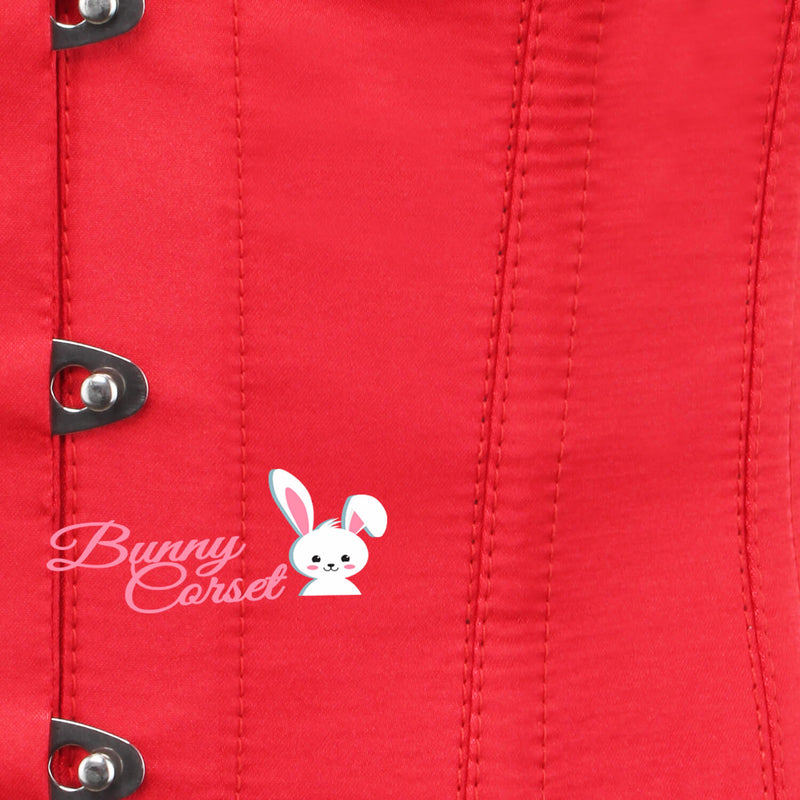 Ginerva Bespoke Red Satin Corset