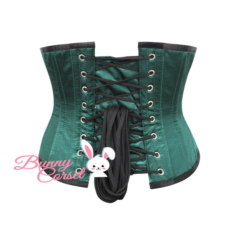 Besor Bespoke Waspie Green Corset