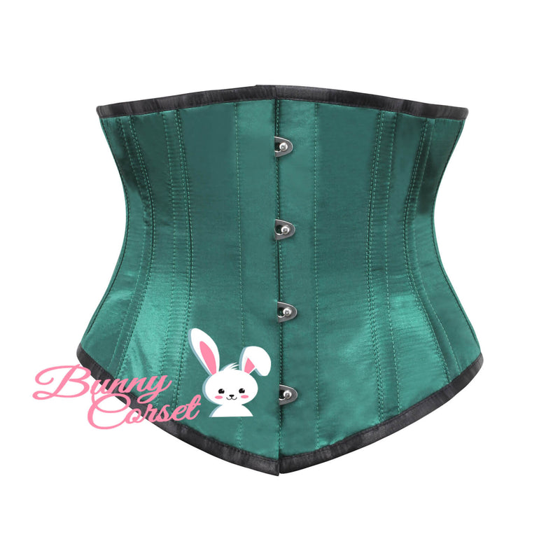 Besor Bespoke Waspie Green Corset