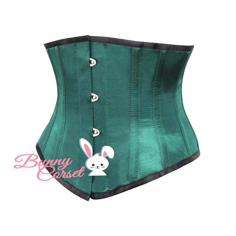 Besor Bespoke Waspie Green Corset