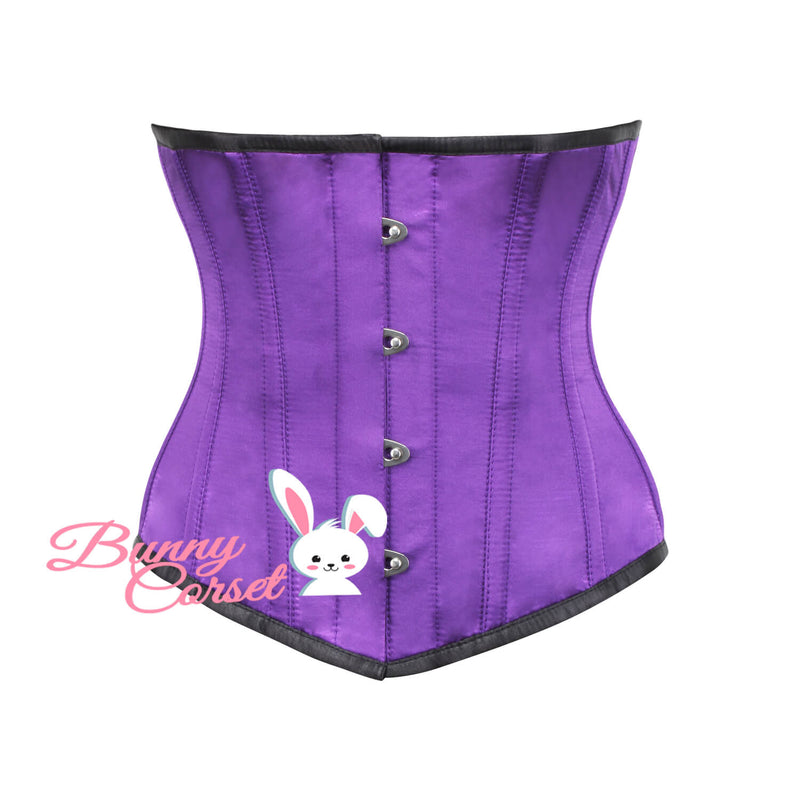 Bysen Bespoke Purple Satin Corset