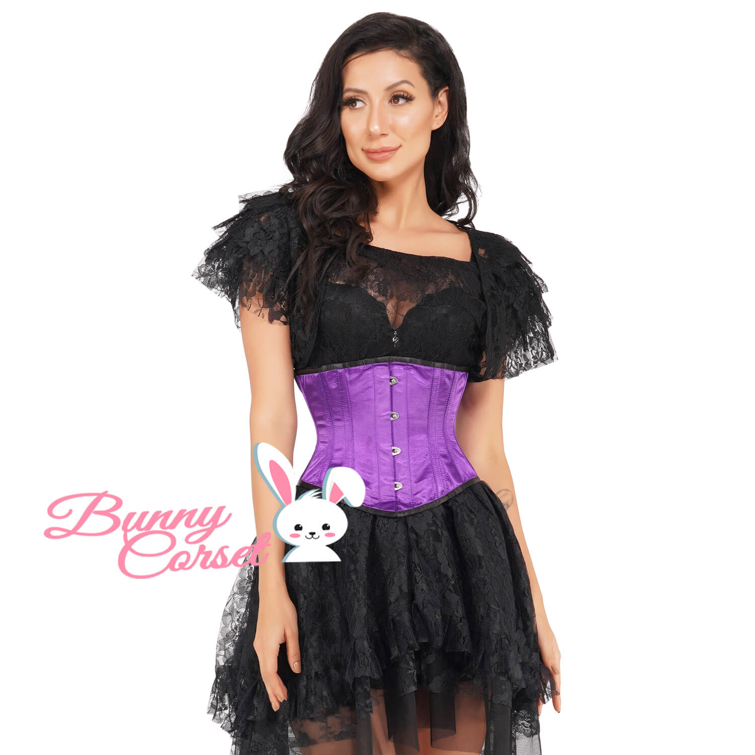 他の人はこちらも検索 Purple Waspie Bespoke Eluned Corset Corset Bunny – 下着・アンダーウェア