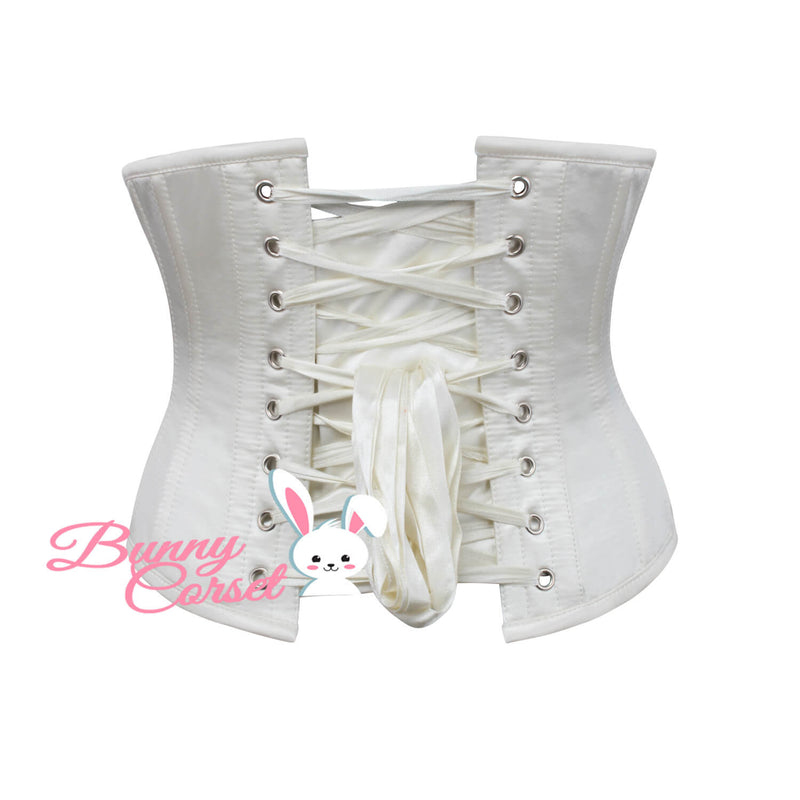 Glennis Bespoke Waspie Ivory Corset