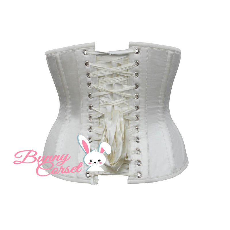 Aghna Bespoke Ivory Satin Corset