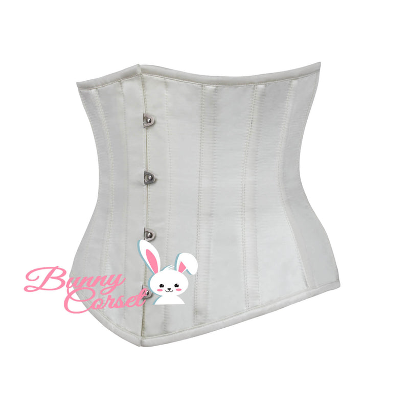 Aghna Bespoke Ivory Satin Corset