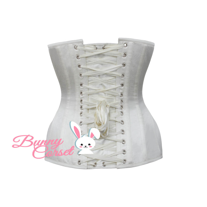 MacColl Bespoke Ivory Satin Corset