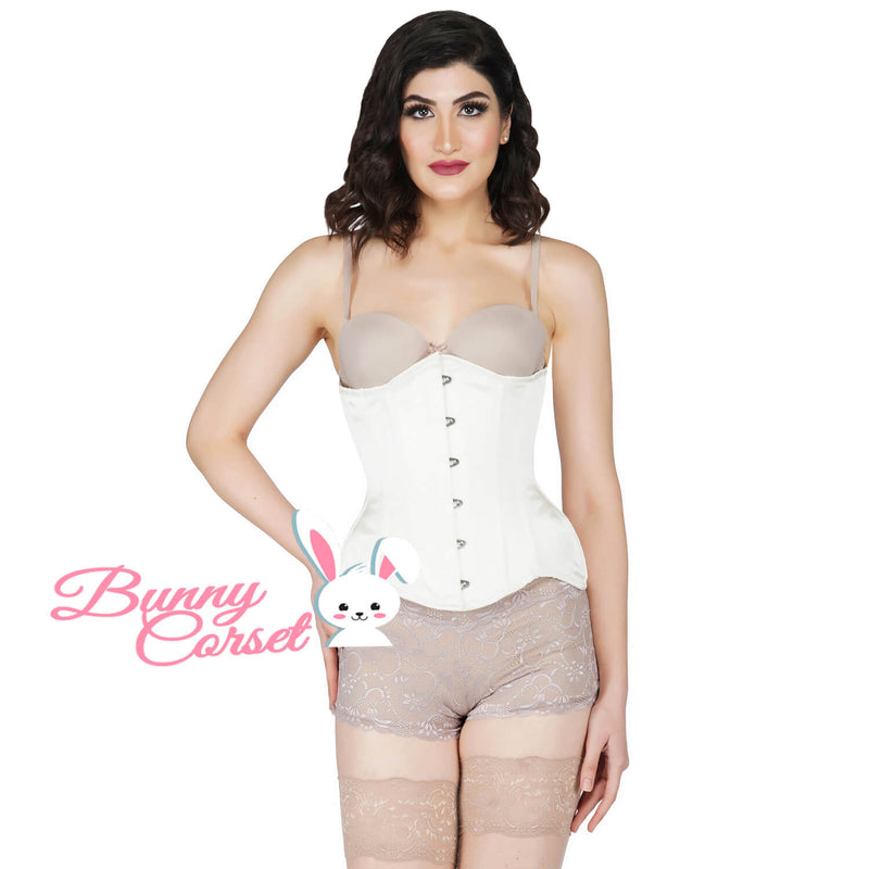 MacColl Bespoke Ivory Satin Corset