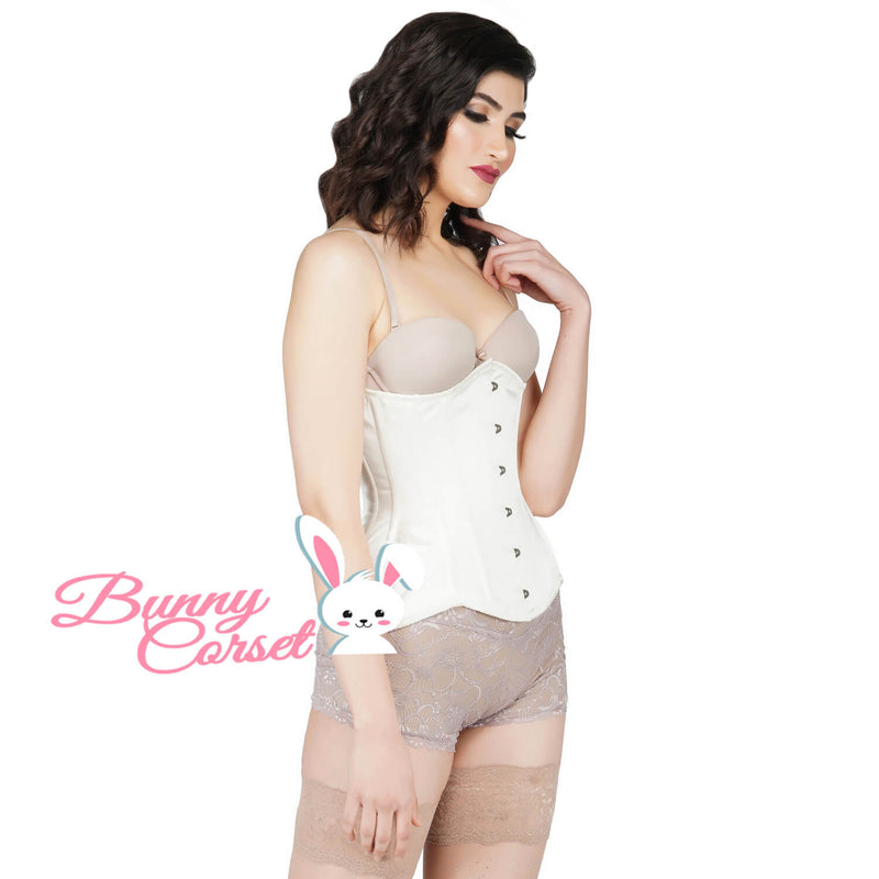 MacColl Bespoke Ivory Satin Corset
