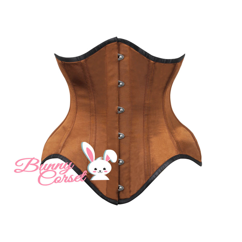 Entoria Bespoke Rust Satin Corset