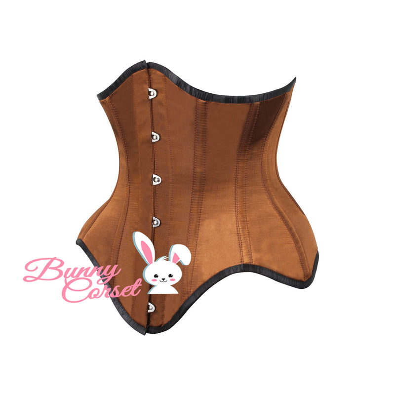 Entoria Bespoke Rust Satin Corset