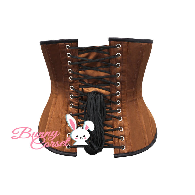 Gradana Black Satin Corset