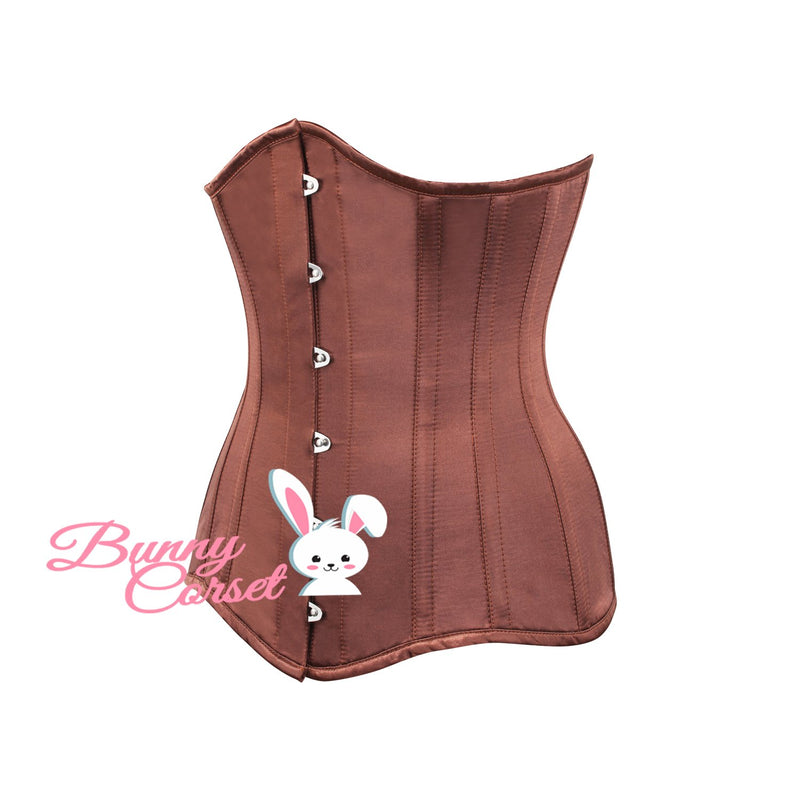 Embla Black Satin Corset