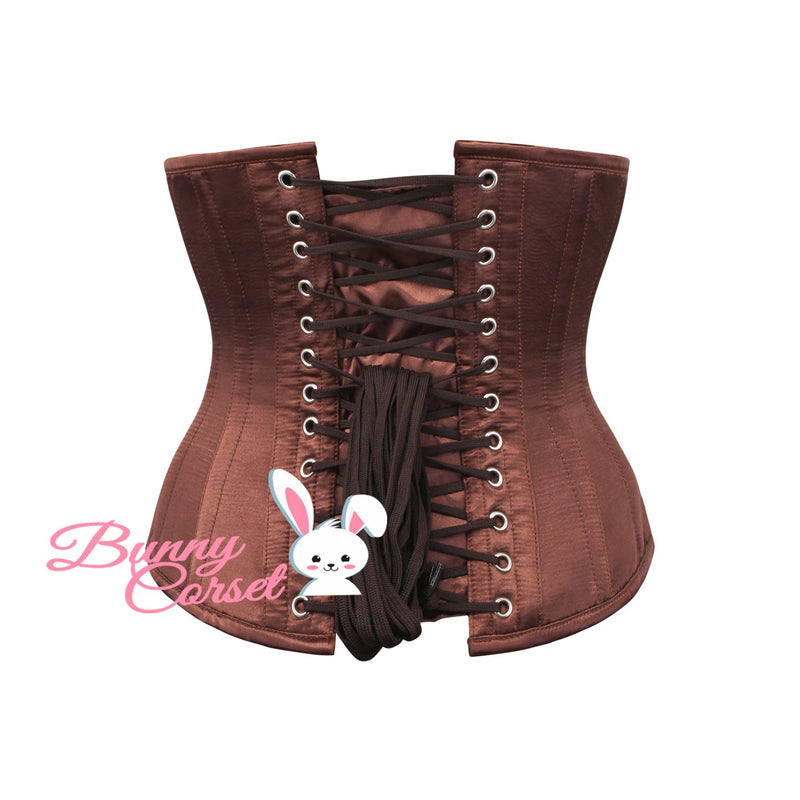 Gradana Black Satin Corset
