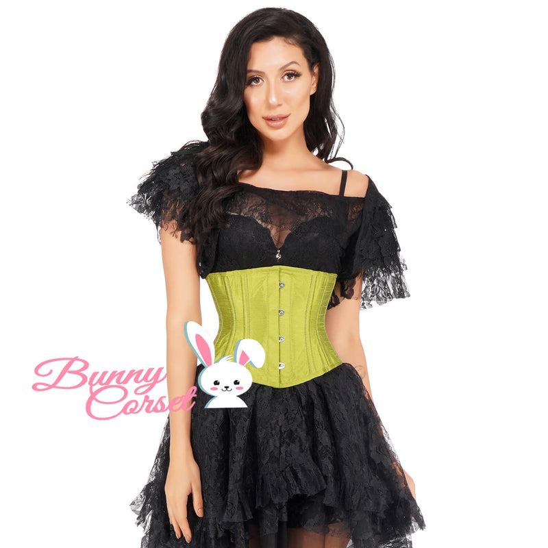 Bittore Bespoke Olive Waspie Corset