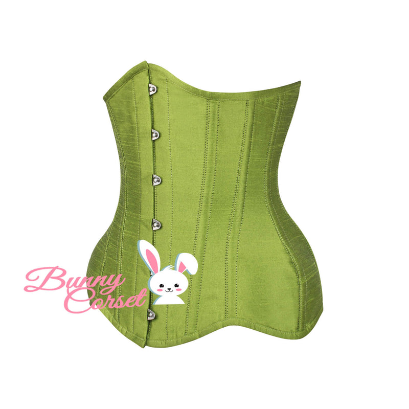 Raisa Bespoke Olive Green Corset