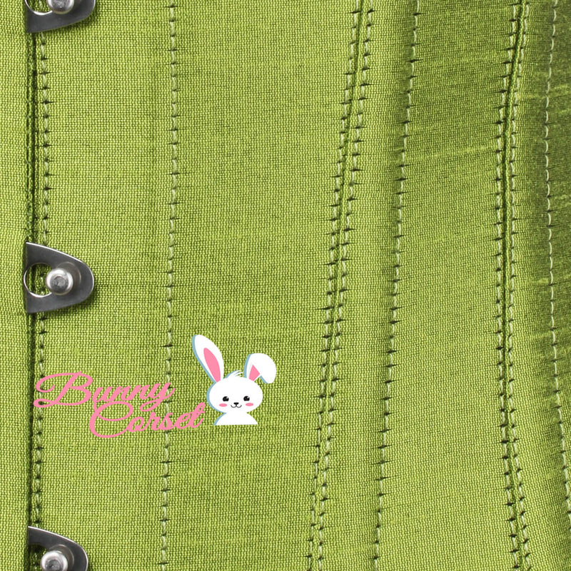 Raisa Bespoke Olive Green Corset