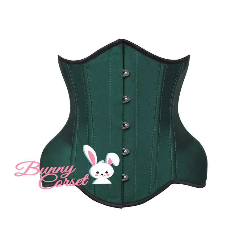 Julianna Curvy Green Corset