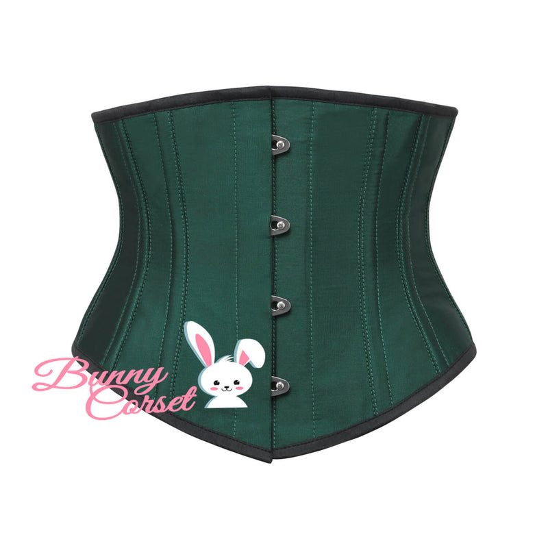 Greip Bespoke Green Waspie Corset