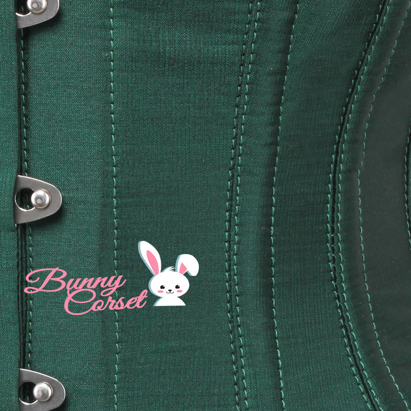 Greip Bespoke Green Waspie Corset