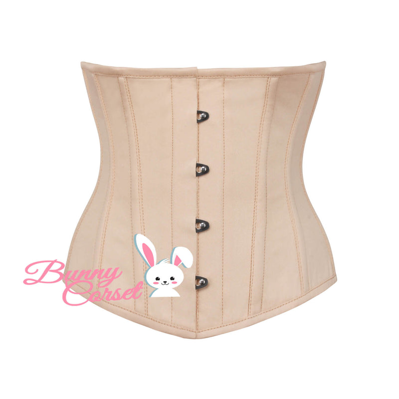 Ginette Bespoke Beige Cotton Corset