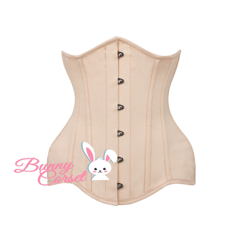 Salcah Bespoke Beige Cotton Corset