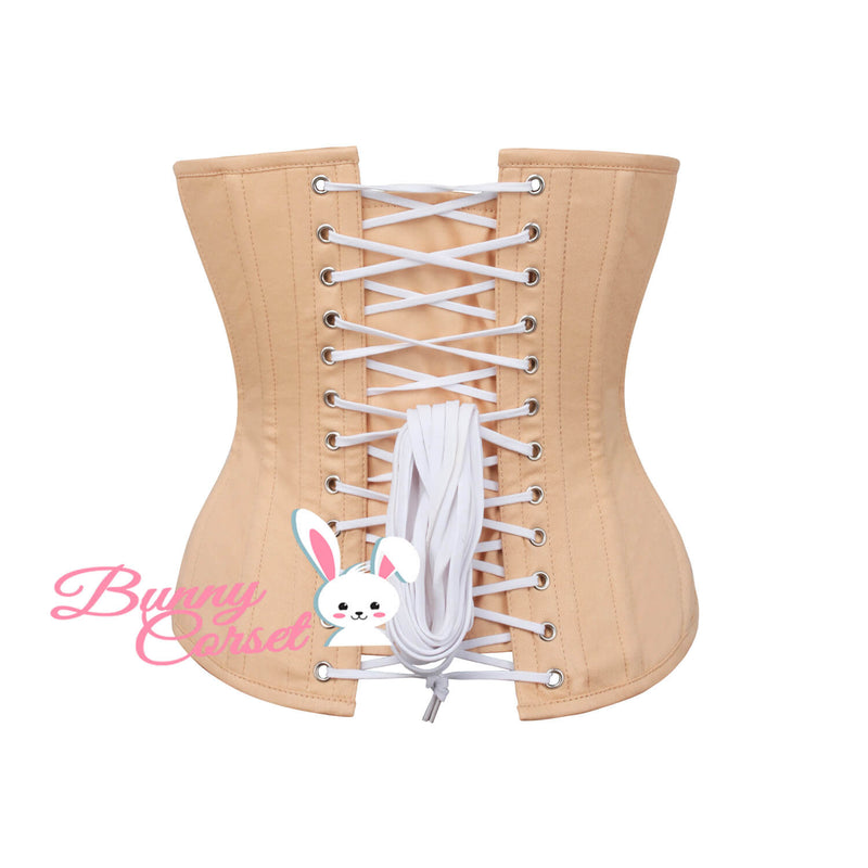 Jenise Bespoke Nude Cotton Corset