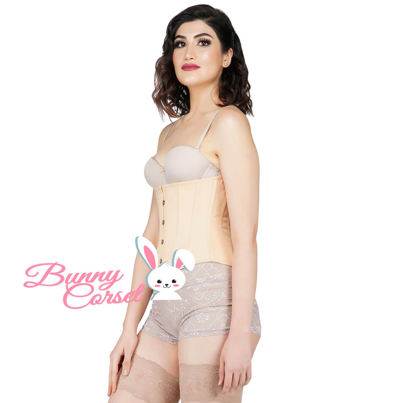 Jenise Bespoke Nude Cotton Corset