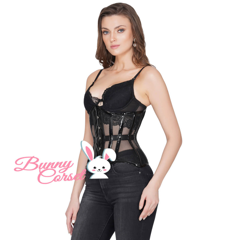 Camlo Black Mesh Corset