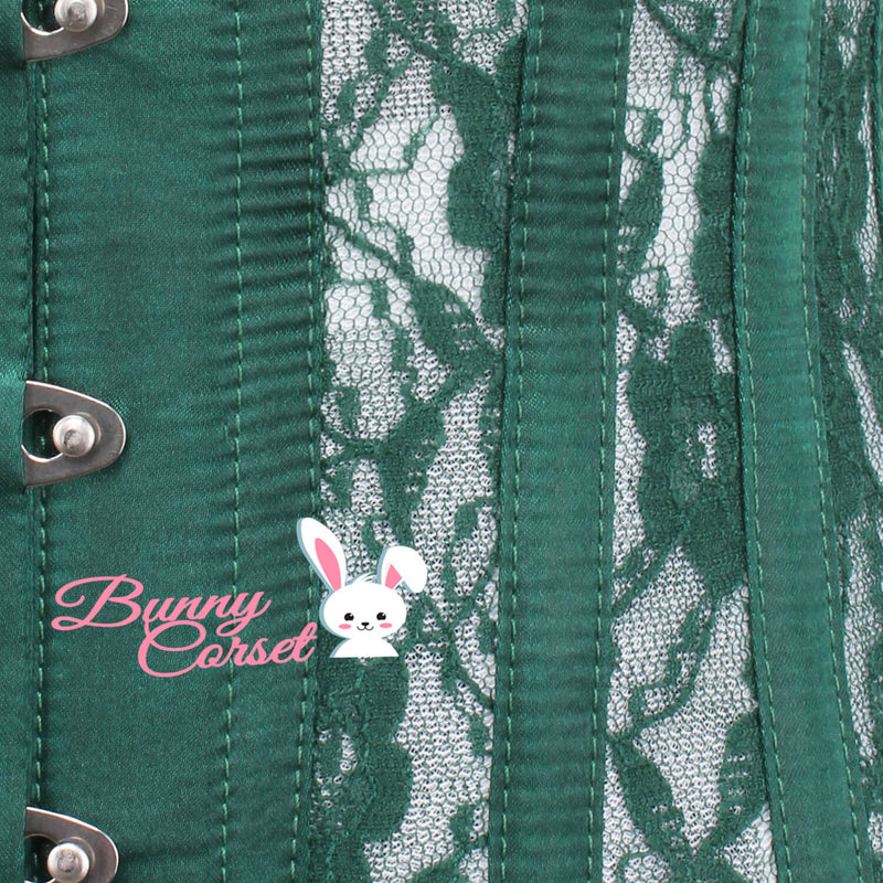 Cailyn Green Mesh Corset