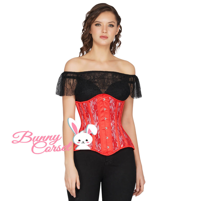 Tyne Bespoke Red Corset