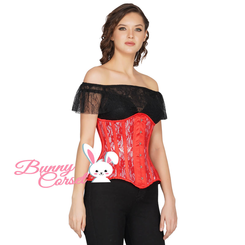 Cailyn Green Mesh Corset