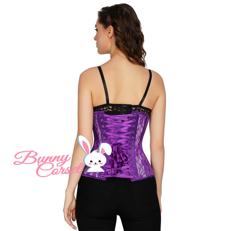 Tyson Bespoke Purple Corset