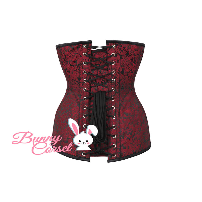 Pazice Bespoke Maroon Corset