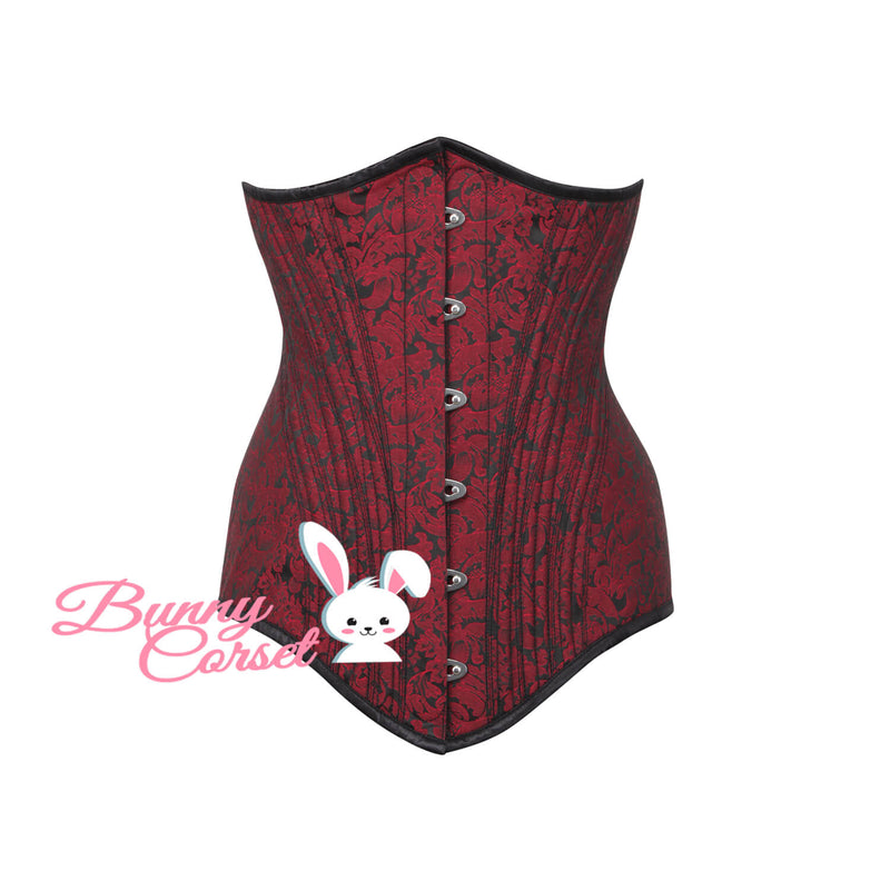 Pazice Bespoke Maroon Corset