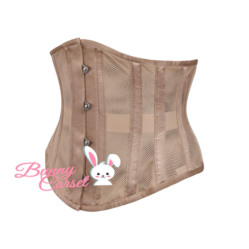 Twiggy Custom Made Champagne Corset