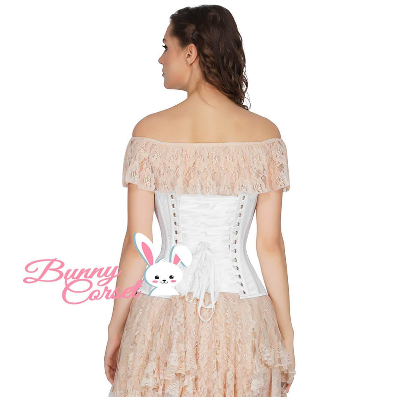 Madden White Sequin Corset