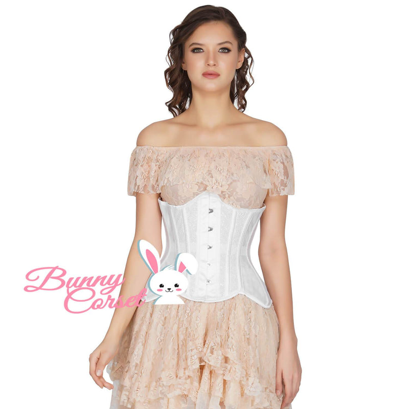 Madden White Sequin Corset