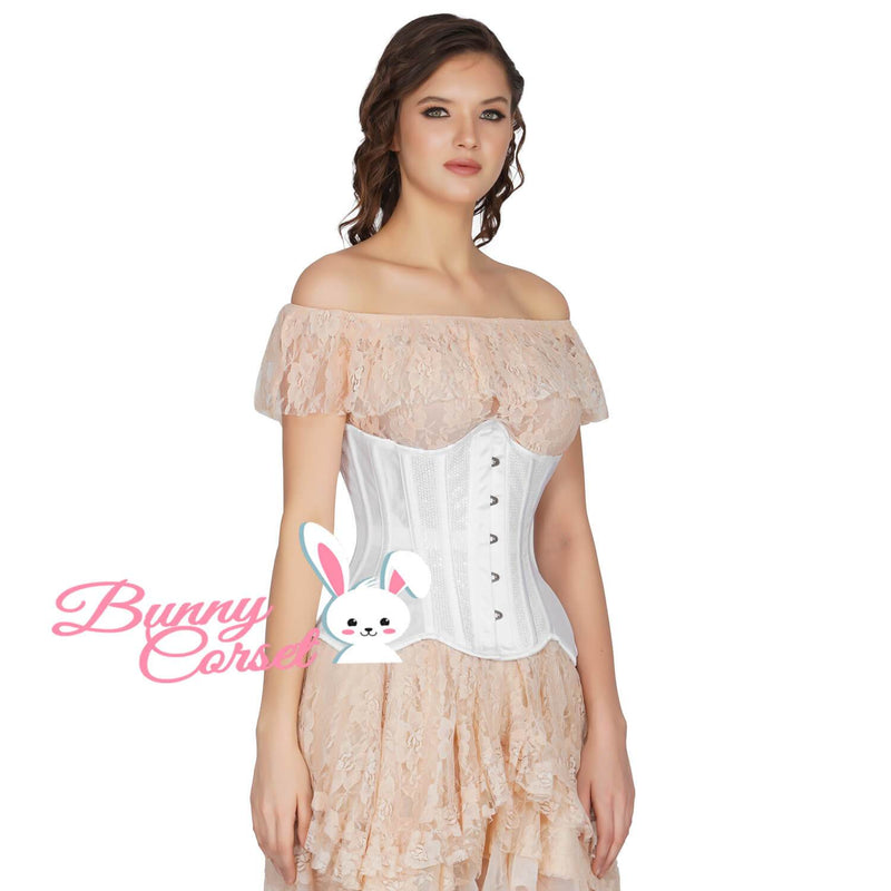 Madden White Sequin Corset