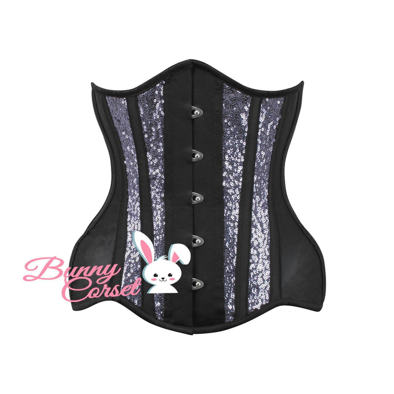 Madelynn Sequin Mesh Corset