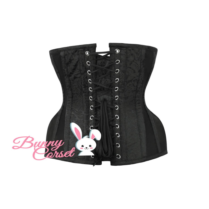 Candyce Black Mesh Corset