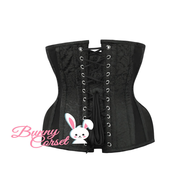 Candyce Bespoke Black Mesh Corset