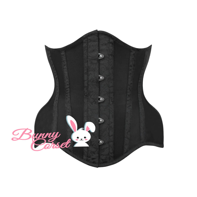 Candyce Bespoke Black Mesh Corset