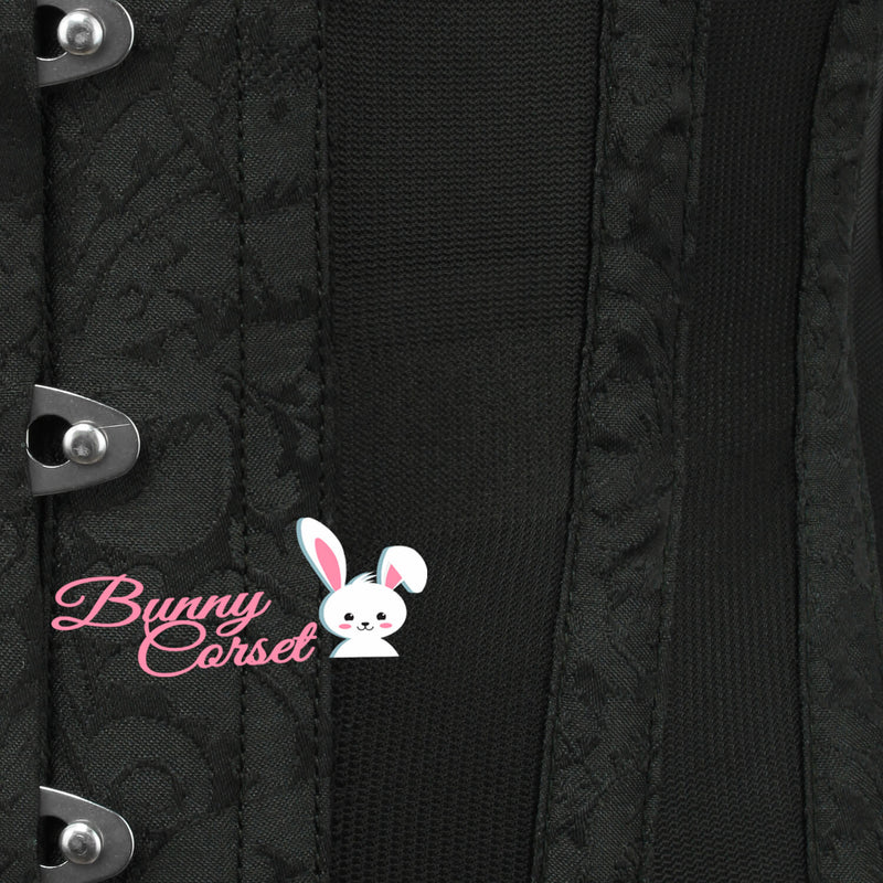Candyce Bespoke Black Mesh Corset
