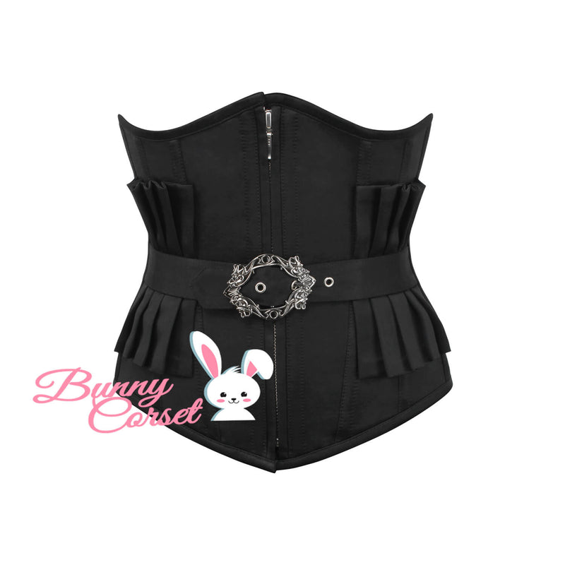 Camille Black Underbust Corset