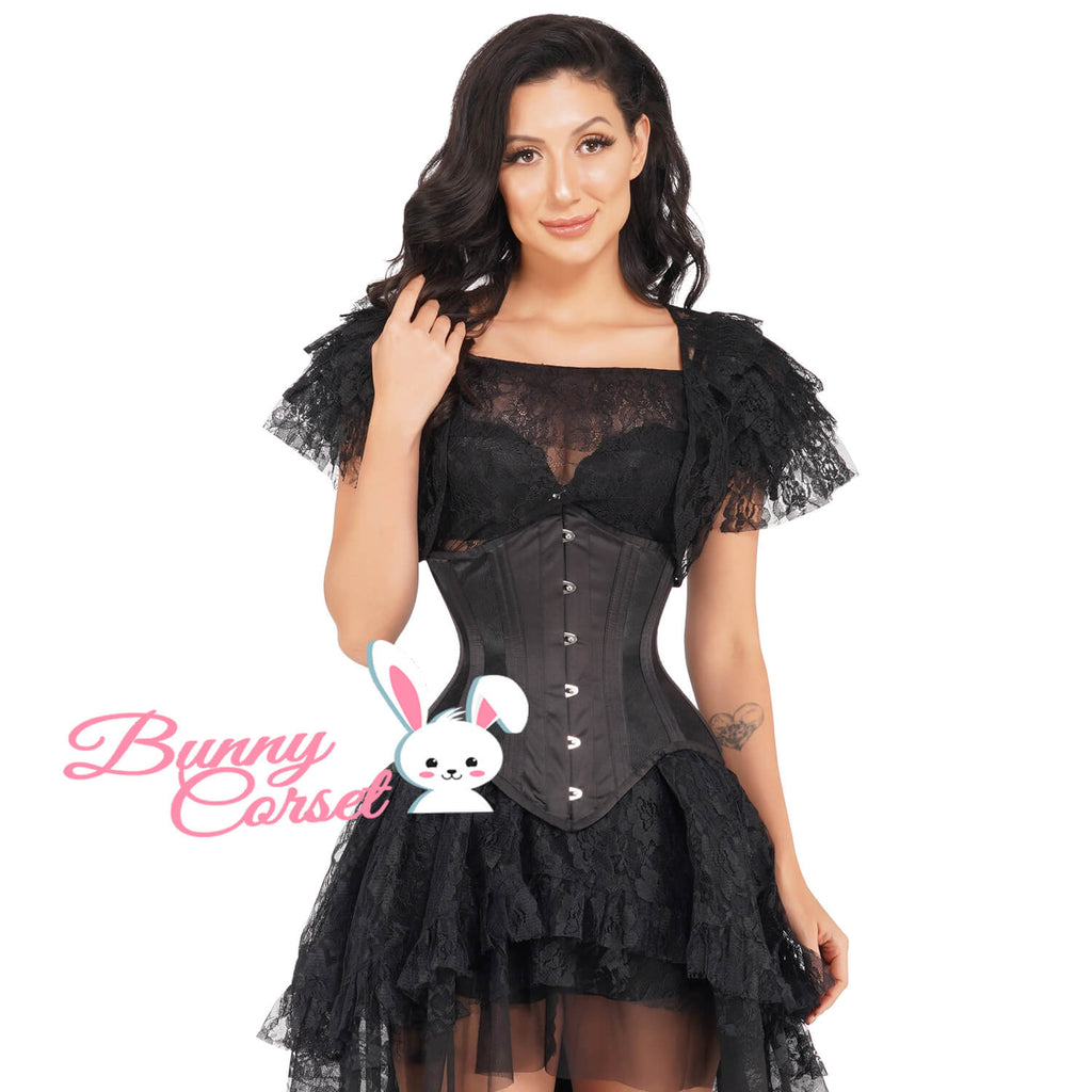 Achaziah Bespoke Black Corset