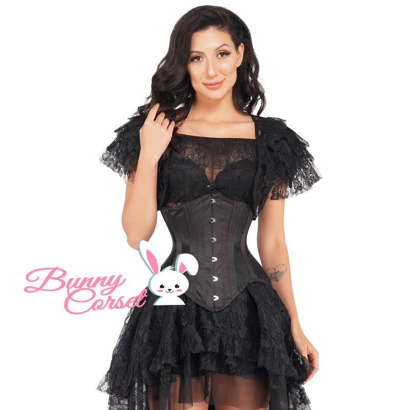 Achaziah Bespoke Black Corset