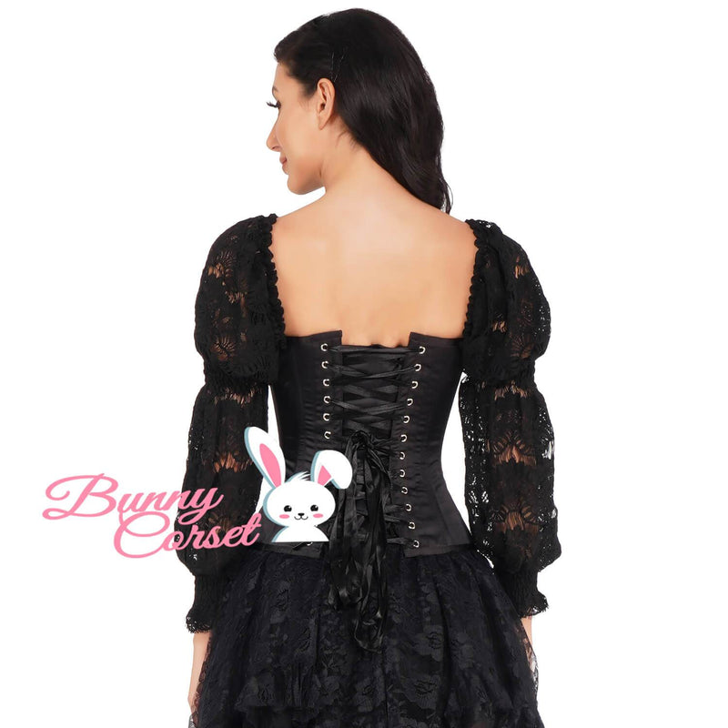 Blakely Overbust Black Corset