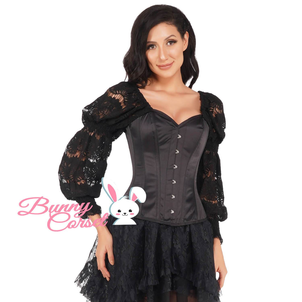 Blakely Overbust Black Corset