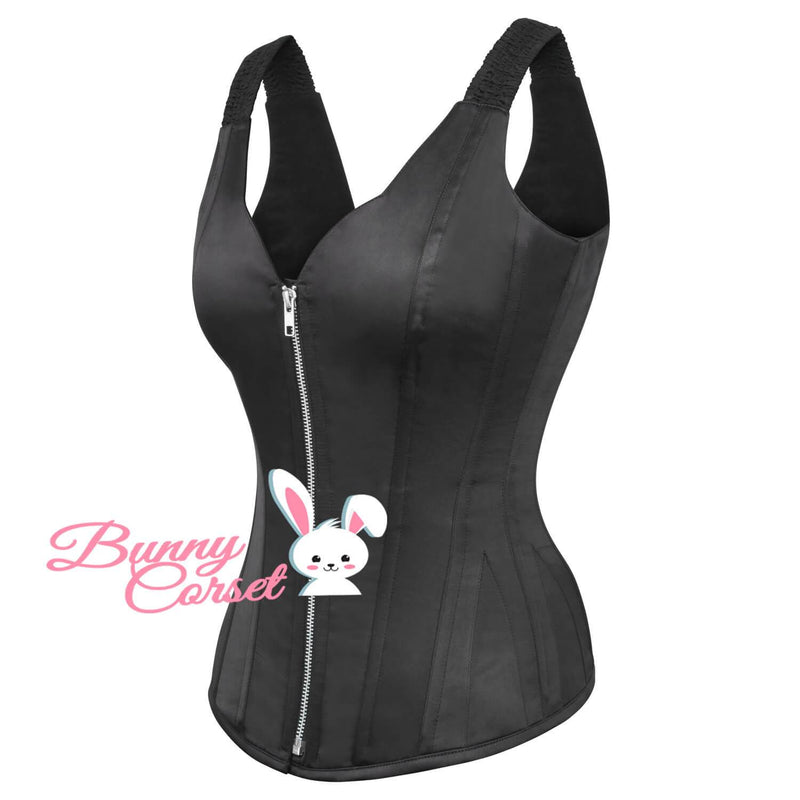 Dannalee Black Satin Corset