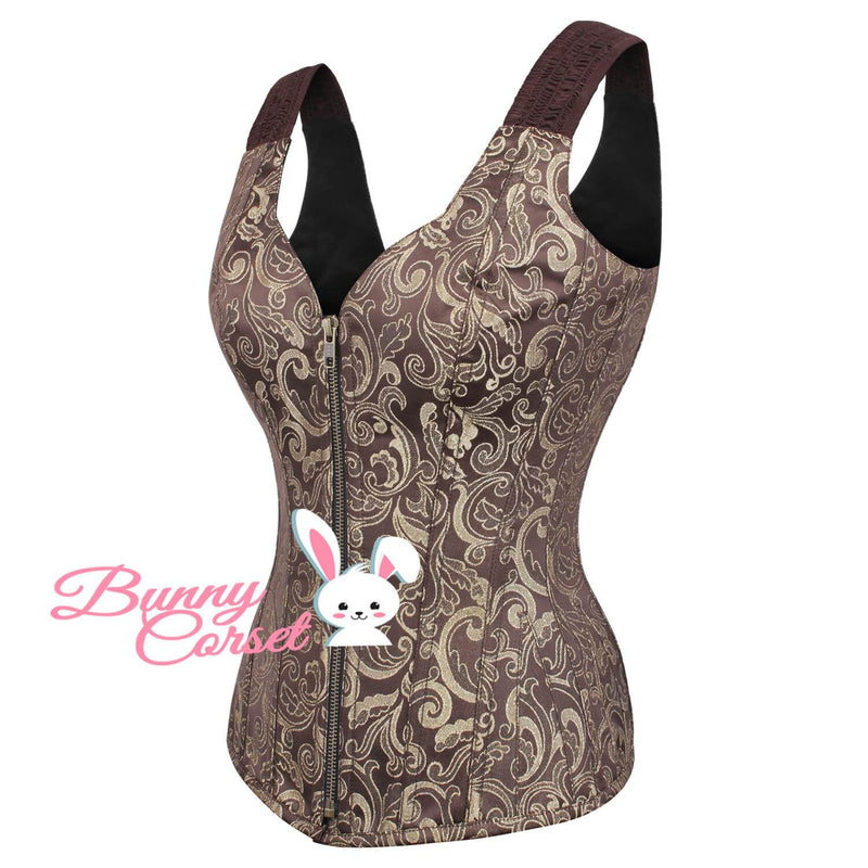 Genisia Overbust Zipper Corset